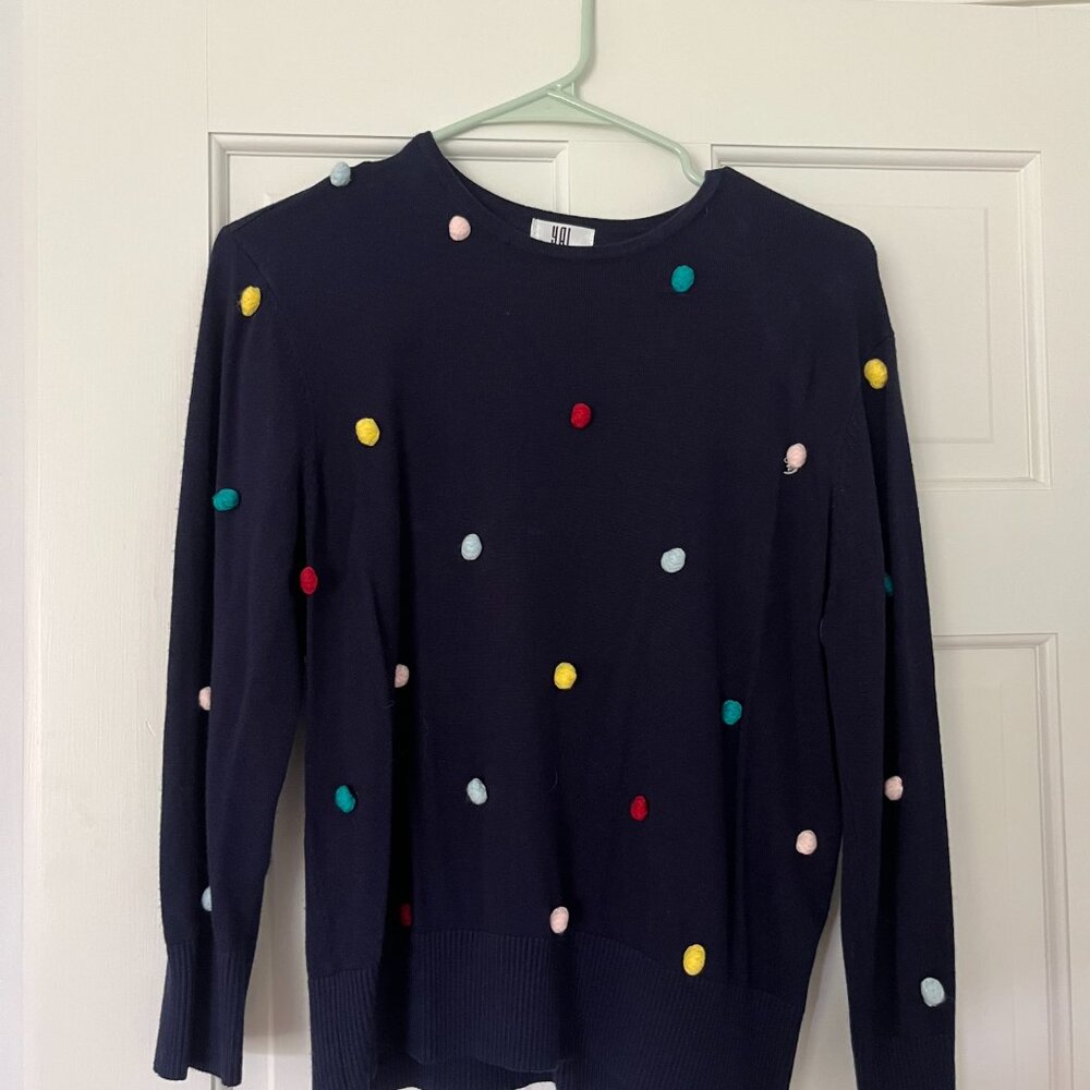 Polkadot Navy Sweater